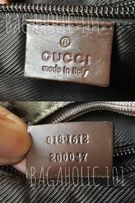 gucci bag code verification|identify authentic gucci bag.